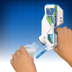 Hydro M.A.D. Mini Blaster, mini pistola ad acqua con serbatoio interno ed extra serbatoio da 200 ml, colori assortiti, 1 pezzo