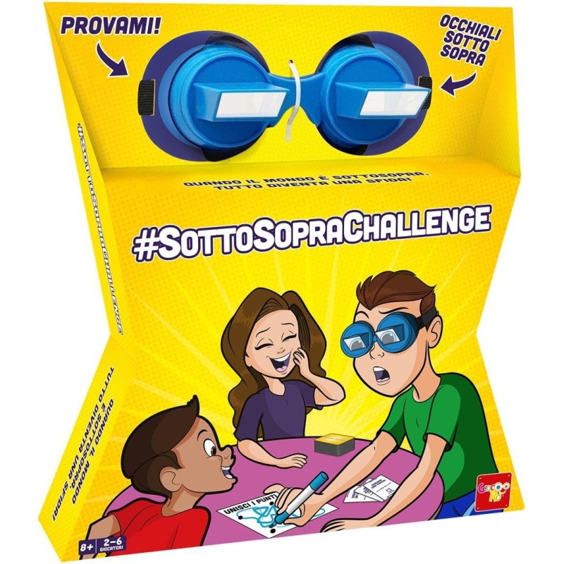 Rocco Giocattoli - Sottosopra Challenge Gioco per Famiglie da 2 a 6 Giocatori dagli 8 anni in su