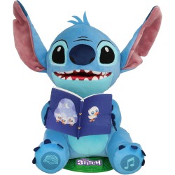 IMC Toys - Stitch Storyteller di Lilo & Stitch, Giocattolo Elettronico Peluche Canta Canzoni e Racconta Storie in Italiano, Spa