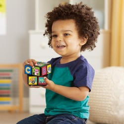 VTech Cubo Gira e Impara, Gioco Educativo per Bambini, Rompicapo Bambini, Gioco Interattivo con Pulsanti Luminosi, Lingua Itali