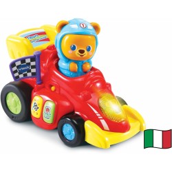 VTech Tobia, Pronti, Partenza, Via!, Macchinina Giocattolo con 2 Modalità di Partenza, Macchinina per Bambini con Più di 45 Can