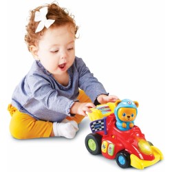 VTech Tobia, Pronti, Partenza, Via!, Macchinina Giocattolo con 2 Modalità di Partenza, Macchinina per Bambini con Più di 45 Can