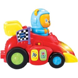 VTech Tobia, Pronti, Partenza, Via!, Macchinina Giocattolo con 2 Modalità di Partenza, Macchinina per Bambini con Più di 45 Can