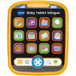 VTech Baby Tablet Bilingue, Tablet Bambini Educativo con 12 Tasti Luminosi con Applicazioni, 4 Frecce Direzionali, Lingua Itali
