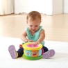 VTech Magico Tamburo Luminoso, Gioco per Bambini Bilingue Italiano e Inglese, 4 Modalità Gioco, Effetti Luminosi, Volume Regola