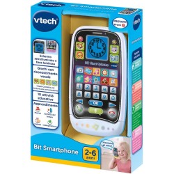 VTech Bit Smartphone, Telefono Educativo per Bambini, 10 Giochi e Attività, Smartphone Bambini con Riconoscimento Vocale e Disp