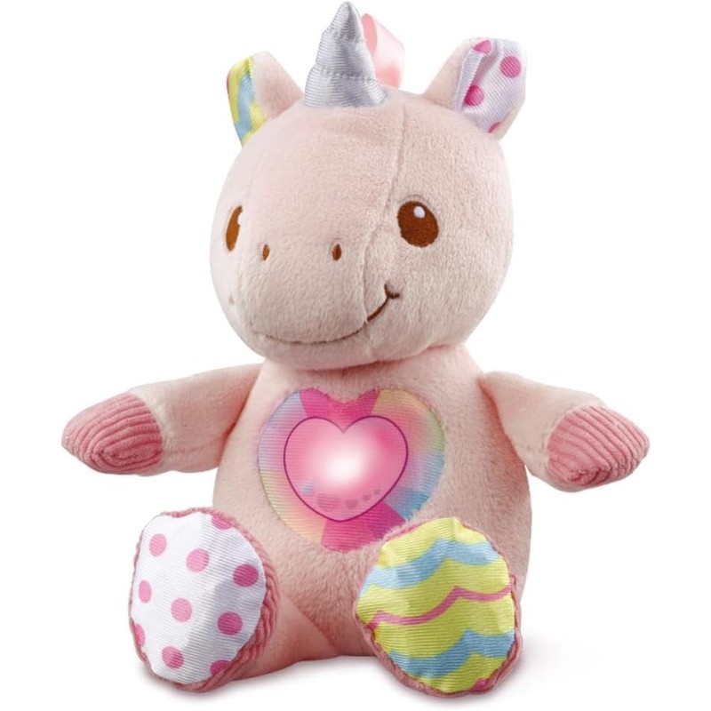 VTech Stella Dolci Coccole, Gatto Peluche Interattivo con più di 45 Canzoni, Melodie, Frasi e Suoni, Cuore Luminoso Cambiacolor