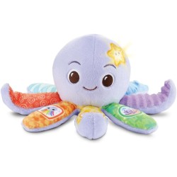 VTech Marina Polipetta Canterina, Animale Peluche Interattivo con 18 Canzoni, Melodie, Modalità Musica e Natura, 3 Pulsanti Int