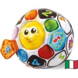 VTech Goal, Palla Interattiva, Gioco Educativo Bambino con Sensore di Movimento, Oltre 40 Canzoni e Suoni, Lavabile in Lavatric