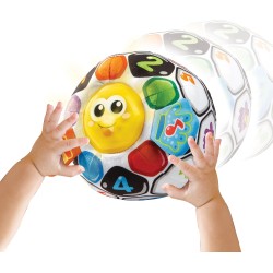 VTech Goal, Palla Interattiva, Gioco Educativo Bambino con Sensore di Movimento, Oltre 40 Canzoni e Suoni, Lavabile in Lavatric