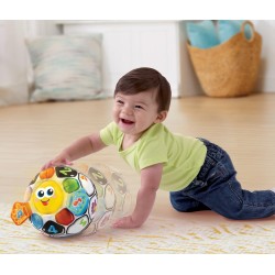 VTech Goal, Palla Interattiva, Gioco Educativo Bambino con Sensore di Movimento, Oltre 40 Canzoni e Suoni, Lavabile in Lavatric