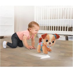 VTech Milo Scodinzolo e Cammino, Peluche Interattivo con 3 Canzoni e 15 Melodie, Coda che si Muove, Sviluppo Sensoriale, Spegni