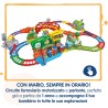 VTech Vroom Vroom Go - Avventure in Treno, Pista Trenino Elettrico con Ostacoli, Inclusa Locomotiva Motorizzata e Vagoni, 6 Zon