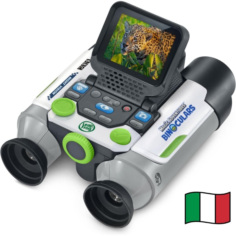 VTech Video Binocolo Interattivo, Binocolo Bambini con 6 Modalità di Gioco, Schermo LCD a Colori, Oltre 700 Contenuti BBC Integ