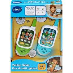 VTech Walkie Talkie - Eroi di Tutti i Giorni, Walkie Talkie Bambini con 2 Modalità, Esplora i Mestieri, 2 Dispositivi Portata 1
