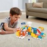 VTech Marble Rush - Discovery Set, Pista per Biglie con 30 Pezzi, 3 MarbleBiglie Incluse, Lanciatore e Area di Lancio, Molti Pa