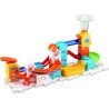 VTech Marble Rush - Discovery Set, Pista per Biglie con 30 Pezzi, 3 MarbleBiglie Incluse, Lanciatore e Area di Lancio, Molti Pa