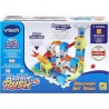 VTech Marble Rush - Discovery Set, Pista per Biglie con 30 Pezzi, 3 MarbleBiglie Incluse, Lanciatore e Area di Lancio, Molti Pa