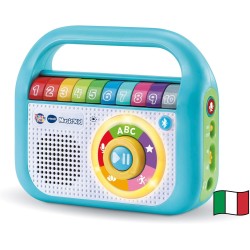 VTech Music’Kid dello Zecchino d Oro, Lettore MP3 Bambini con 40 Brani Originali dello Zecchino D’Oro, Modalità Registrazione, 