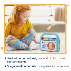 VTech Music’Kid dello Zecchino d Oro, Lettore MP3 Bambini con 40 Brani Originali dello Zecchino D’Oro, Modalità Registrazione, 