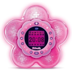 VTech KidiMagic Galaxy Light, Radiosveglia 9 in 1, Proiettore Bambini Aurora Boreale, Fiore Luminoso con Sensore di Movimento, 