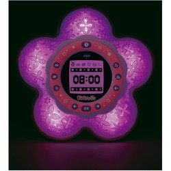 VTech KidiMagic Galaxy Light, Radiosveglia 9 in 1, Proiettore Bambini Aurora Boreale, Fiore Luminoso con Sensore di Movimento, 