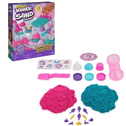 Kinetic Sand Set da Cucina Unicorno – con Accessori da 454 g per Un Gioco di Ruolo Creativo, dai 3 Anni in su