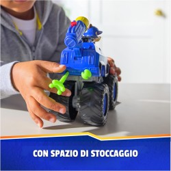 Paw Patrol: Rescue Wheels, Auto di Pattuglia di Chase, Veicolo Giocattolo con Lanciamissili e Personaggio Collezionabile, Gioca