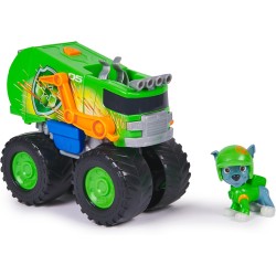 Paw Patrol: Rescue Wheels, Camion per la Raccolta differenziata di Rocky, Veicolo Giocattolo con lanciamissili e Action Figure 