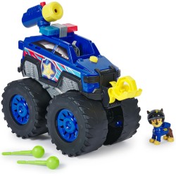 PAW Patrol: Rescue Wheels Chase Deluxe, Veicolo Giocattolo con Propulsore, Argano Motorizzato, Luci e Suoni, Giocattoli per Bam