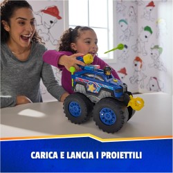 PAW Patrol: Rescue Wheels Chase Deluxe, Veicolo Giocattolo con Propulsore, Argano Motorizzato, Luci e Suoni, Giocattoli per Bam