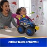 PAW Patrol: Rescue Wheels Chase Deluxe, Veicolo Giocattolo con Propulsore, Argano Motorizzato, Luci e Suoni, Giocattoli per Bam