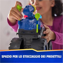 PAW Patrol: Rescue Wheels Chase Deluxe, Veicolo Giocattolo con Propulsore, Argano Motorizzato, Luci e Suoni, Giocattoli per Bam