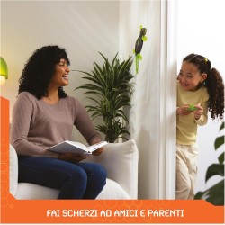 HEX BOTS Geco Telecomandato, Giocattolo Interattivo Radiocomandato, Ricaricabile con Cavetto USB, Si Arrampica sulle Pareti e C