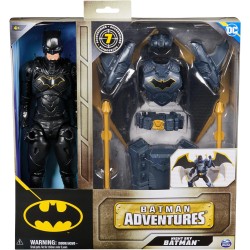 DC Comics, Action Figure Batman Adventures Night Sky, Alto 30 cm con Ali Espandibili, 17 Punti di Articolazione, 7 Accessori e 