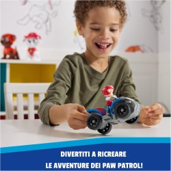 Paw Patrol, quad di Ryder 2025, veicolo giocattolo con action figure da collezione, giocattoli orientati alla sostenibilità per