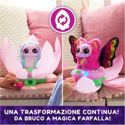 BLOOMABLES, Peluche Interattivo, Fiore che Sboccia e si Trasforma, Trasformazione Ripetibile, Oltre 100 Suoni e Reazioni (Model