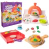 Kinetic Sand, Set di Gioco Squish Pizza, con 452 g di Sabbia e 5 Attrezzi, Giocattoli per Bambini e Bambine, 5+ Anni