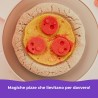 Kinetic Sand, Set di Gioco Squish Pizza, con 452 g di Sabbia e 5 Attrezzi, Giocattoli per Bambini e Bambine, 5+ Anni