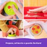 Kinetic Sand, Set di Gioco Squish Pizza, con 452 g di Sabbia e 5 Attrezzi, Giocattoli per Bambini e Bambine, 5+ Anni