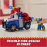 Paw Patrol Fire Rescue: Veicolo Antincendio di Chase con Personaggio, Lanciamissili e Camion Giocattolo, Giocattoli per Bambini