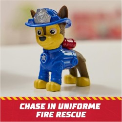 Paw Patrol Fire Rescue: Veicolo Antincendio di Chase con Personaggio, Lanciamissili e Camion Giocattolo, Giocattoli per Bambini