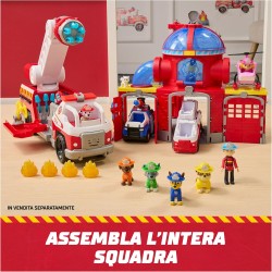 Paw Patrol Fire Rescue: Veicolo Antincendio di Chase con Personaggio, Lanciamissili e Camion Giocattolo, Giocattoli per Bambini