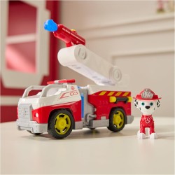 Paw Patrol Fire Rescue: Camion dei Pompieri di Marshall con Action Figure, lanciamissili e Camion Giocattolo, Giocattoli per Ba
