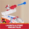 Paw Patrol Fire Rescue: Camion dei Pompieri di Marshall con Action Figure, lanciamissili e Camion Giocattolo, Giocattoli per Ba