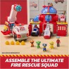 Paw Patrol Fire Rescue: Camion dei Pompieri di Marshall con Action Figure, lanciamissili e Camion Giocattolo, Giocattoli per Ba