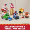 Paw Patrol Fire Rescue: Camion Ribaltabile Antincendio di Rubble con Personaggio, Proiettili e Camion Giocattolo, Giocattoli pe