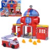 Paw Patrol Fire Rescue, Stazione dei Pompieri, con Personaggio Marshall, Camion dei Pompieri, Luci e Suoni e Lanciatore, Giocat