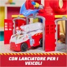 Paw Patrol Fire Rescue, Stazione dei Pompieri, con Personaggio Marshall, Camion dei Pompieri, Luci e Suoni e Lanciatore, Giocat