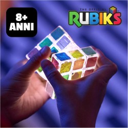 Rubik s Cubo, Cubo Pulse Originale con Luci Lampeggianti per una Sfida Contro il Tempo, Antistress e Rompicapo per Adulti e Bam